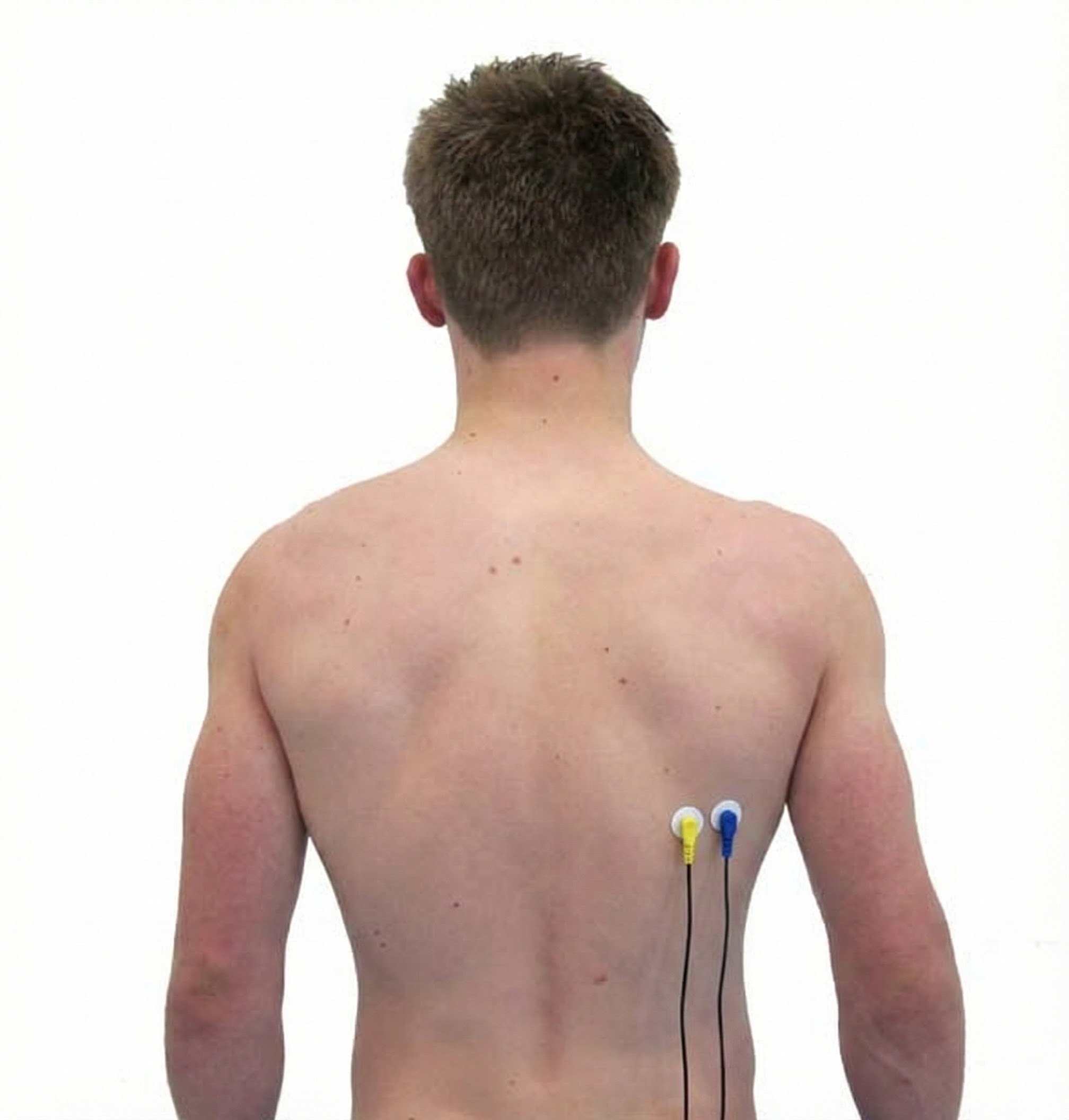 Latissimus dorsi sensor placement